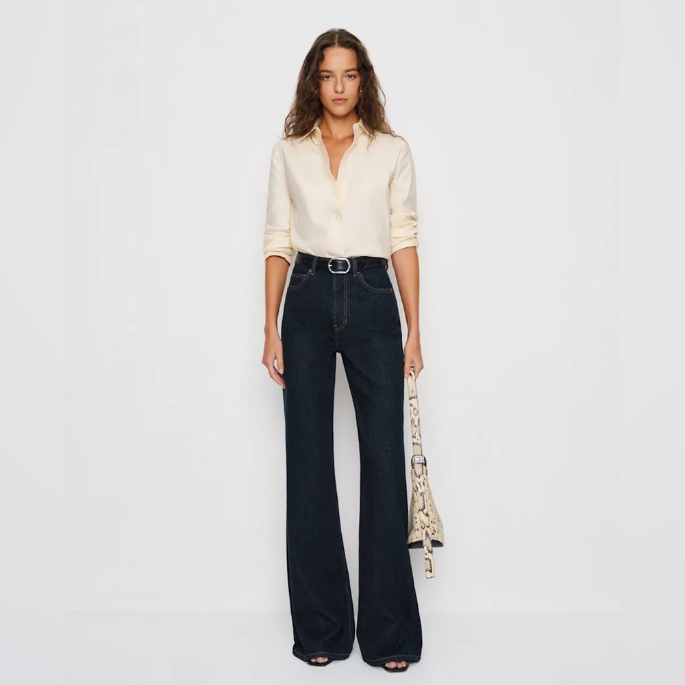 NWT Reformation Cary High Rise Jeans in Ondine